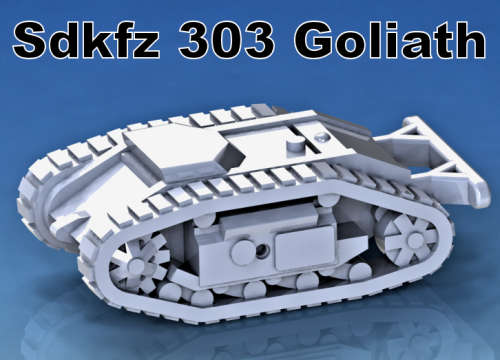 1:87 Scale - Sdkfz 303 Goliath (Petrol)