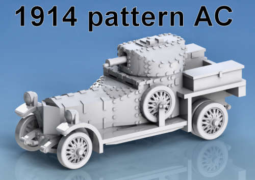 1:72 Scale - 1914 Pattern Armoured Car