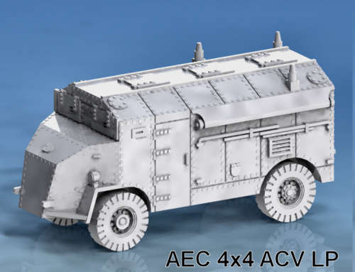 1:87 Scale - Dorchester 4x4 ACV LP - Late - No Rack
