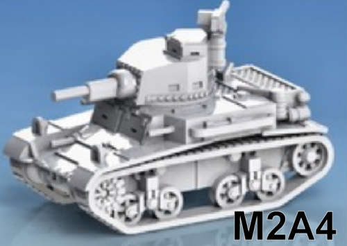 1:87 Scale - M2A4 - Diesel