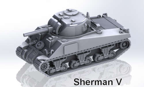 1:87 Scale - Sherman V