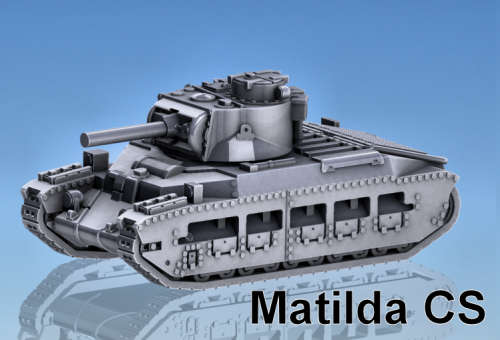 1:100 Scale - Matilda II CS - Hollow Tracks