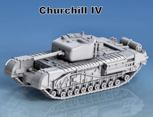 1:72 Scale - Churchill IV - Full Guard - Applique - Fuel