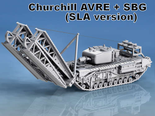 1:72 Scale - Churchill IV AVRE - SBG