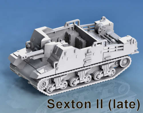 1:87 Scale - Sexton II - Late