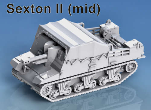 1:72 Scale - Sexton II - Mid - Covered