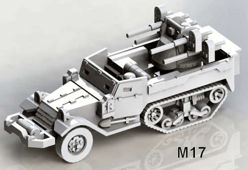 1:87 Scale - M17 Halftrack