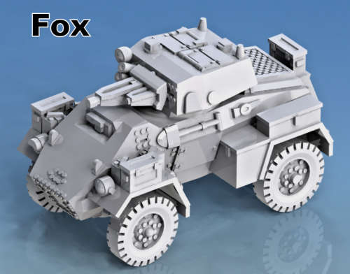 1:87 Scale - Fox Armoured Car