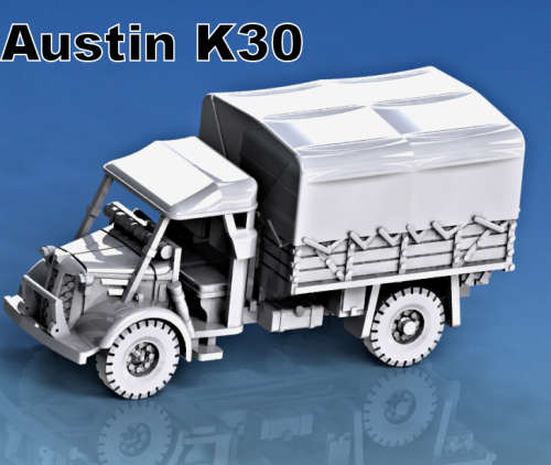1:72 Scale - Austin K30 - Closed