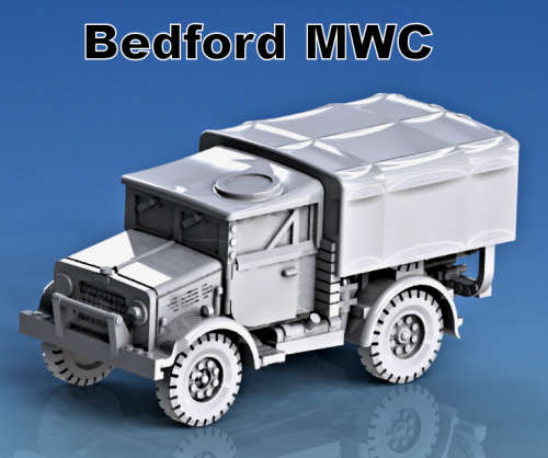 1:100 Scale - BedFord MWC - Late - Hatch Covered