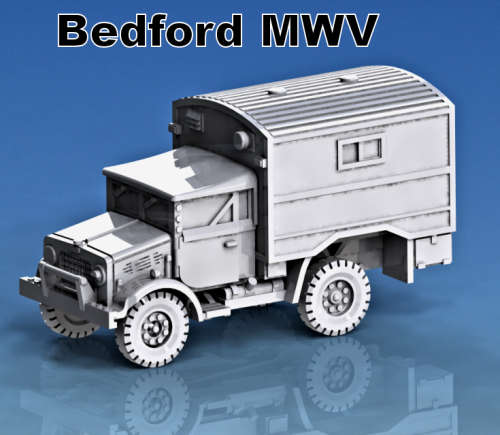 1:100 Scale - Bedford MWV - Late