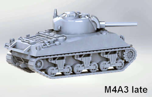 1:87 Scale - M4A3- Late