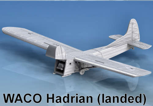 1:87 Scale - WACO Hadrian CG-4 - Nose Open