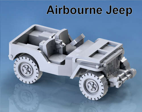 1:100 Scale - Jeep - Airborne