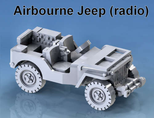 1:87 Scale - Jeep - Airborne - Radio