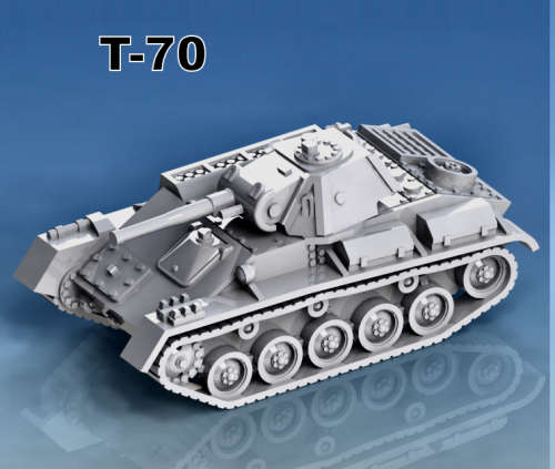 1:72 Scale - T-70