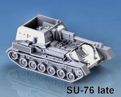1:87 Scale - SU-76M - Late