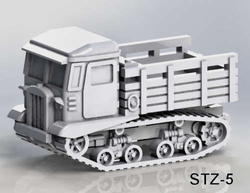 1:72 Scale - STZ-5 Tractor