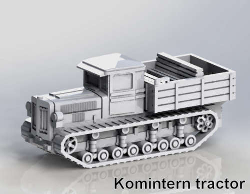 1:72 Scale - Komintern Tractor