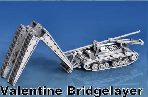 1:72 Scale - Valentine III Bridge Layer - Unfolded - Completed