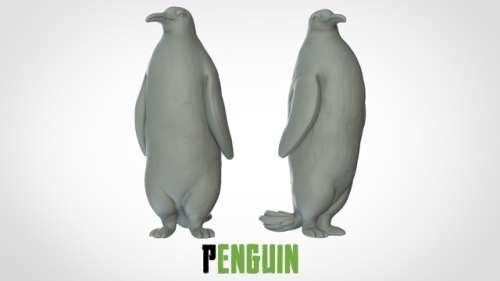 1:87 Scale - Penguin (5 Pack)