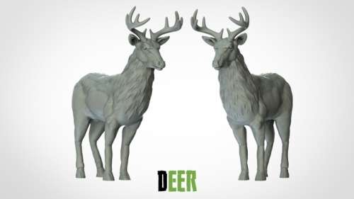 1:87 Scale - Deer - New Pose (5 Pack)