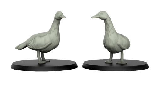 1:87 Scale - Goose (10 Pack)