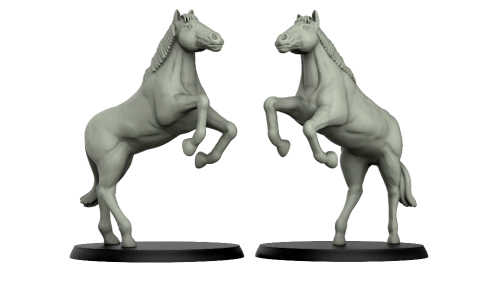 1:87 Scale - Horse 2 - New Pose (5 Pack)