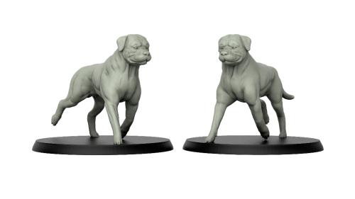 Rottweiler - New pose (2 Pack)