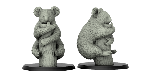 1:87 Scale - Koala (5 Pack)