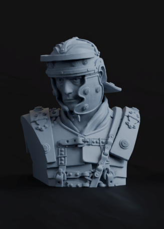 1:8 Scale - Legionary Head Bust