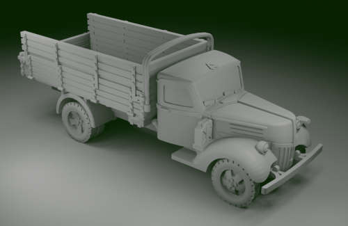 1:72 Scale - Ford V3000 - Early - Extended - Rods