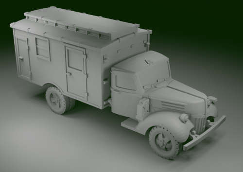 1:100 Scale - Ford V3000 - Early - Radio