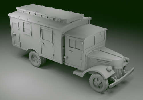 1:100 Scale - Ford V3000 - Late - Radio