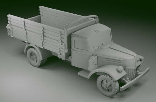 1:72 Scale - Ford V3000 - Mid - Extended - Rods