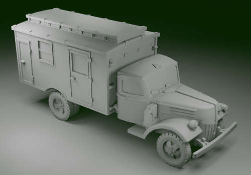1:72 Scale - Ford V3000 - Mid - Radio