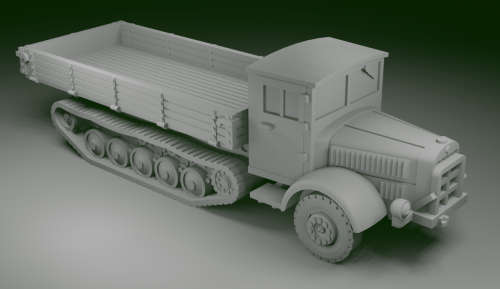 1:100 Scale - Mercedes L4500R Maultier - Late