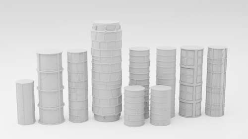Textured Rollers Set 3