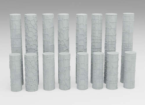 Textured Rollers Set 4