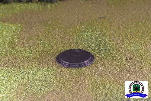 3D Printed Miniature Base - Plain (10 Pack)