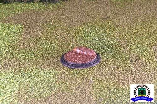 3D Printed Miniature Base - Rough Terrain (10 Pack)