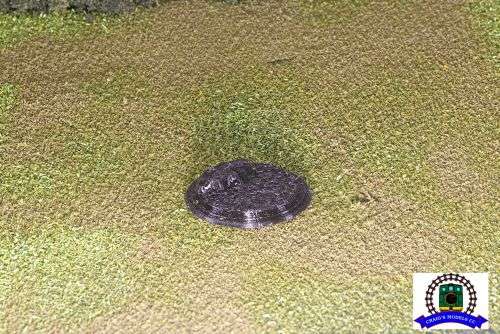 3D Printed Miniature Base - Rough Terrain (10 Pack)