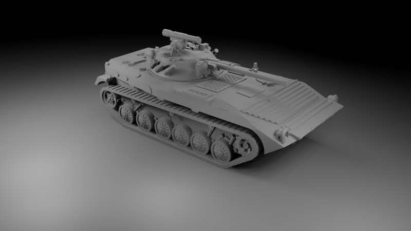 1:72 Scale - BMP2 - No Skirts With Missile Turret