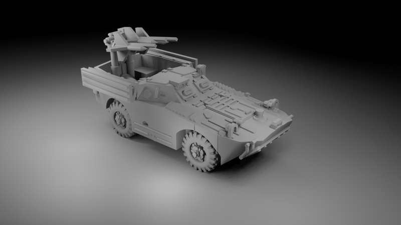 1:72 Scale - BRDM-1 - Snapper Open