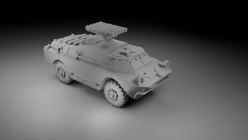 1:100 Scale - BRDM-2 AT-5 - Spandrel - Late