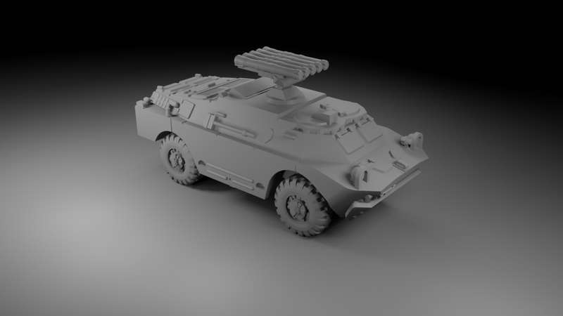 1:87 Scale - BRDM-2 AT-5 - Spandrel - Mid