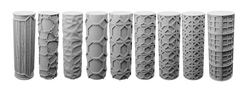 Textured Roller Set 6 - Short Set