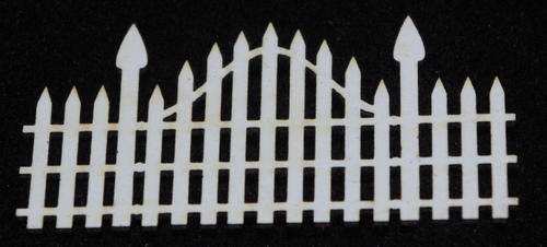 HO Scale Picket Fence 2 Gate
