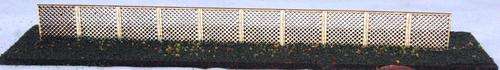 HO Scale - Full Trellis Fence and Gate