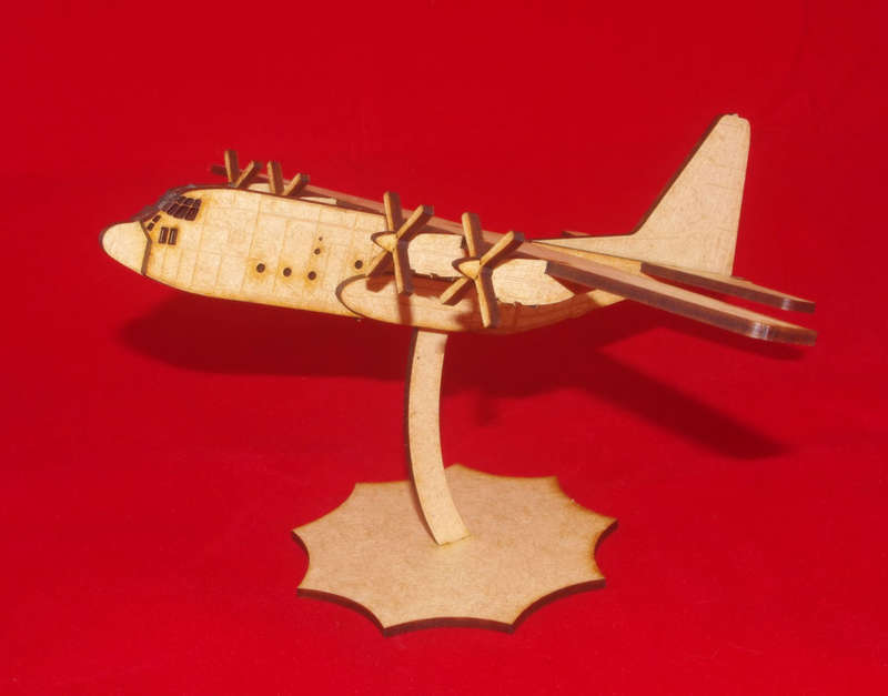 1-144 Scale - Laser Cut Aircraft - C-130H Hercules